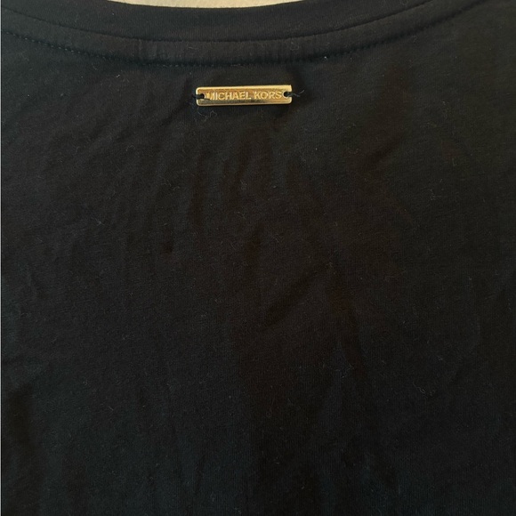 NWT Designer Michael Kors Elegant Black Long Sleeve Dress Size S Sku#136 - Picture 7 of 9